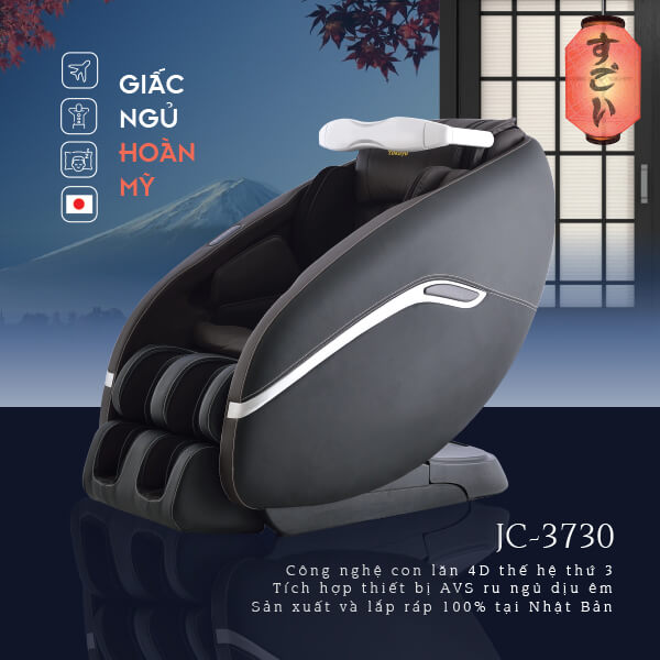 Ghế Massage Toàn thân Tokuyo JC-3730+AVS (Made in Japan)